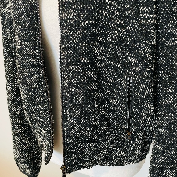 Ann Taylor Tweed Bomber Jacket - Picture 4 of 8